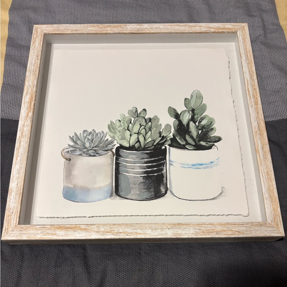 Framed Succulent Art Print